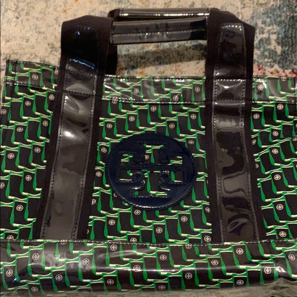 Tory Burch Canvas Tote -Great condition